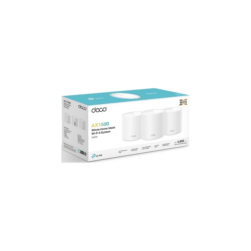 TP-Link - Σετ 3 τεμαχίων Wi‑Fi 6 mesh σύστημα για ολόκληρο το σπίτι Deco X10