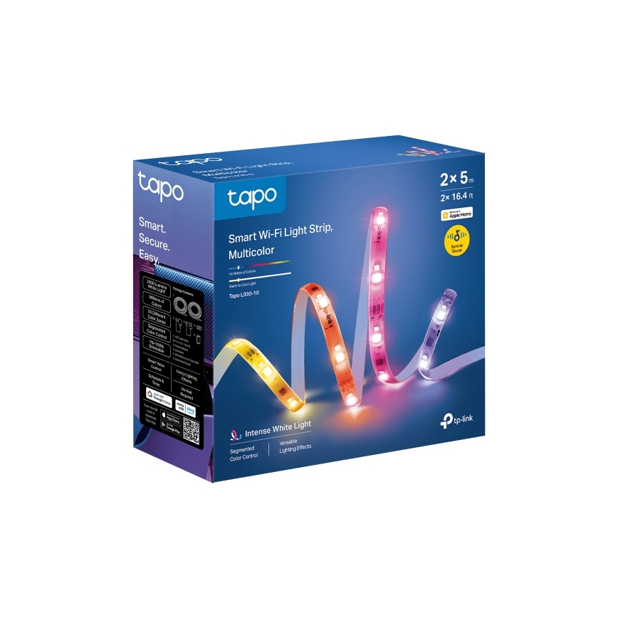 TP-Link - Ρυθμιζόμενη ταινία LED RGBW 5 m LED/24W/230V Wi-Fi