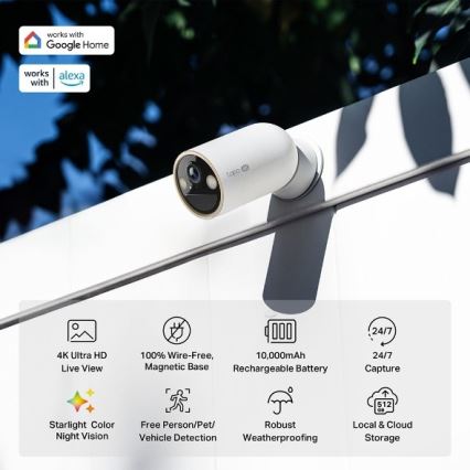 TP-Link - Εξωτερική κάμερα με αισθητήρα 10000 mAh IP66 Wi-Fi