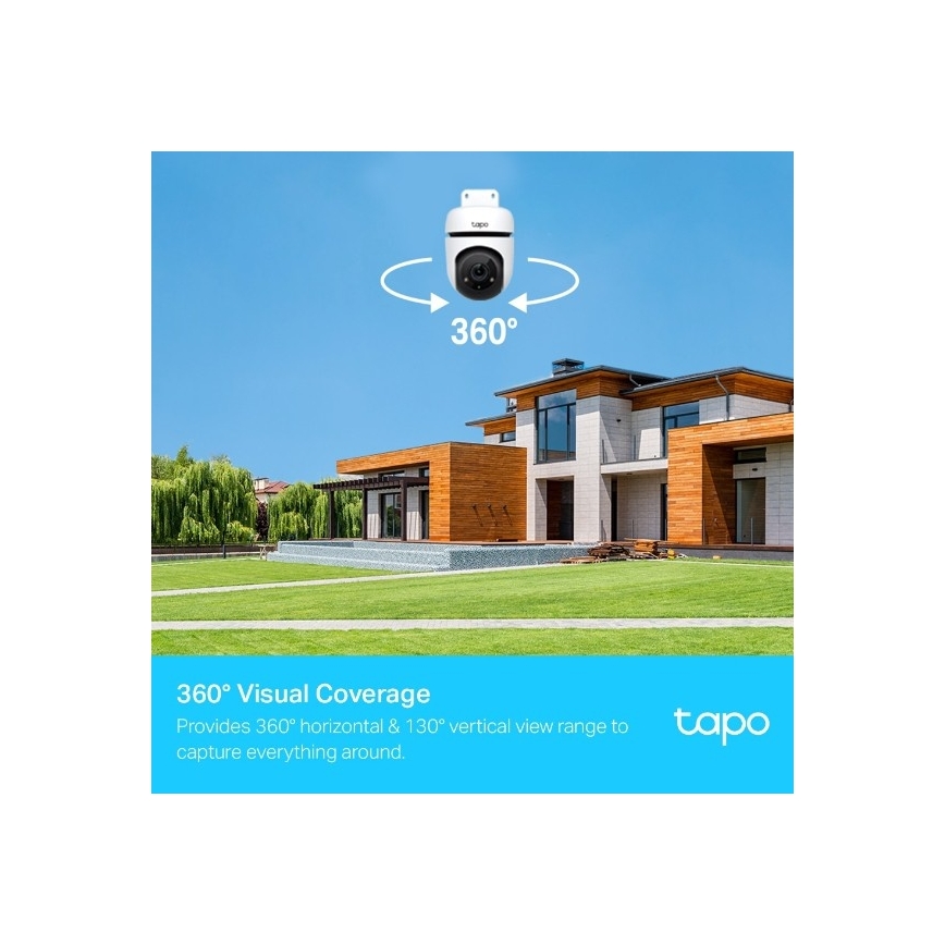 TP-Link - Εξωτερική κάμερα με αισθητήρα IP65 Wi-Fi