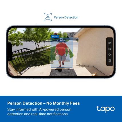TP-Link - Έξυπνη ηλιακή κάμερα 5200 mAh 5V IP65 Wi-Fi