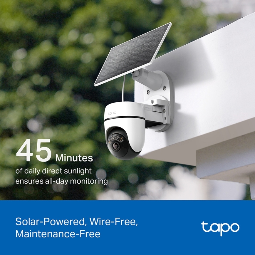 TP-Link - Έξυπνη ηλιακή κάμερα 5V IP65 Wi-Fi