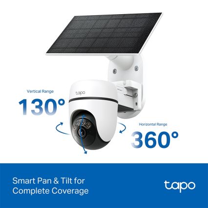 TP-Link - Έξυπνη ηλιακή κάμερα 5V IP65 Wi-Fi