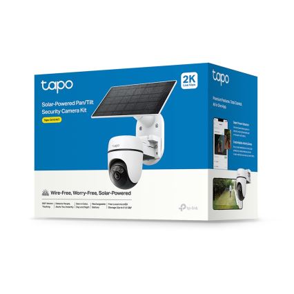TP-Link - Έξυπνη ηλιακή κάμερα 5V IP65 Wi-Fi