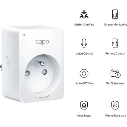 TP-Link - Έξυπνη πρίζα E MATTER 3680W Wi-Fi