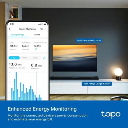 TP-Link - Έξυπνη πρίζα E MATTER 3680W Wi-Fi