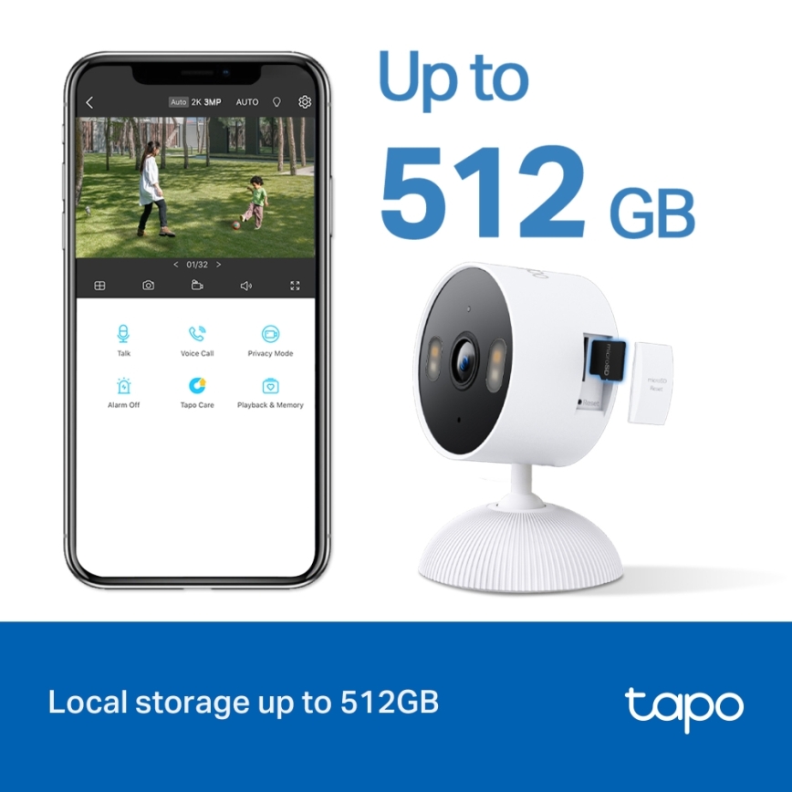 TP-Link - Έξυπνη εξωτερική κάμερα 3MP 5V Wi-Fi