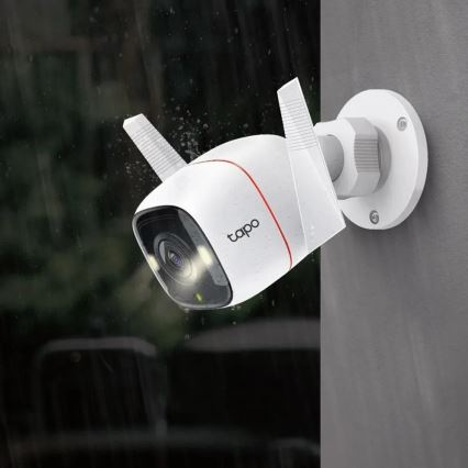 TP-Link - Έξυπνη εξωτερική κάμερα με αισθητήρα, προστασία IP66 και Wi-Fi