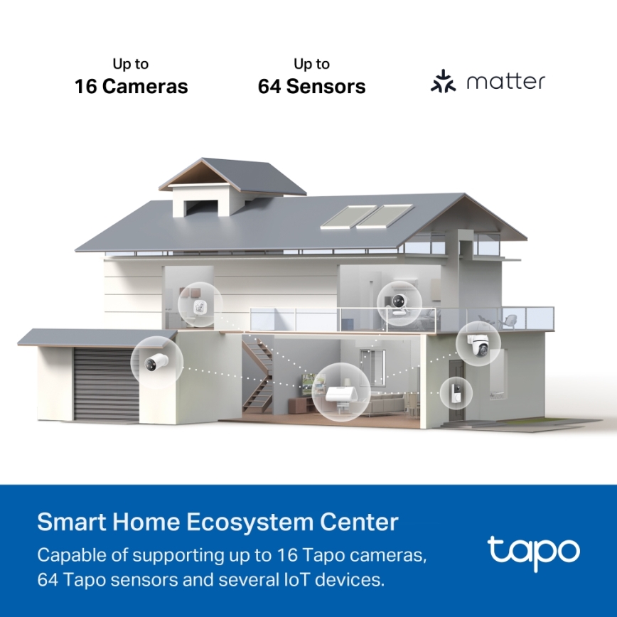 TP-Link - Έξυπνη βάση MATTER HomeBase Wi-Fi