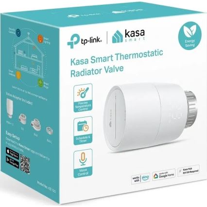 TP-Link - Έξυπνη θερμοστατική κεφαλή με οθόνη LCD, 2×AA, Tuya
