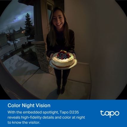 TP-Link - Έξυπνο βίντεοκουδούνι 2K 10000 mAh IP66 Wi-Fi Tuya