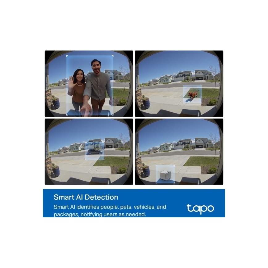 TP-Link - Έξυπνο βίντεοκουδούνι 2K 10000 mAh IP66 Wi-Fi Tuya