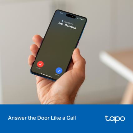 TP-Link - Έξυπνο μίνι κουδούνι με κάμερα Wi-Fi