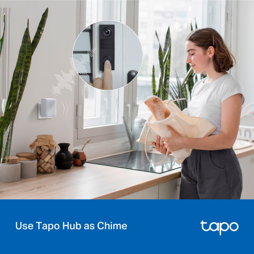 TP-Link - Έξυπνο μίνι κουδούνι με κάμερα Wi-Fi