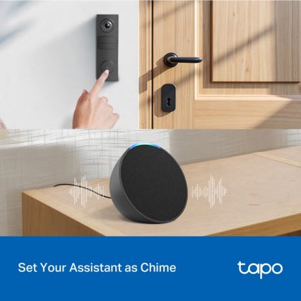 TP-Link - Έξυπνο μίνι κουδούνι με κάμερα Wi-Fi