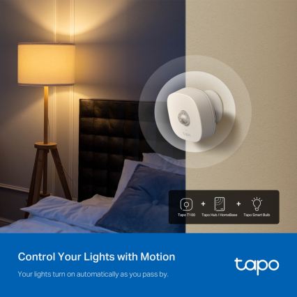 TP-Link - Έξυπνος αισθητήρας κίνησης 1xCR2450 Wi-Fi
