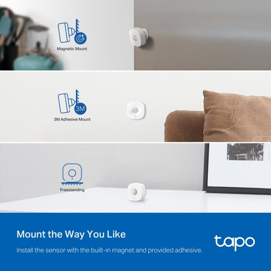 TP-Link - Έξυπνος αισθητήρας κίνησης 1xCR2450 Wi-Fi