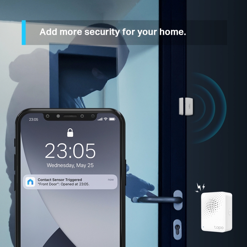 TP-Link - Έξυπνος αισθητήρας επαφής 1xCR2032 Wi-Fi