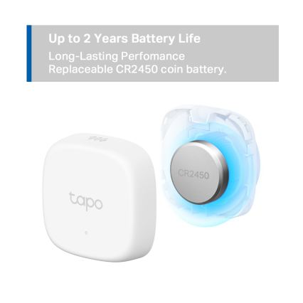TP-Link - Έξυπνος αισθητήρας θερμοκρασίας και υγρασίας 1xCR2450 Wi-Fi