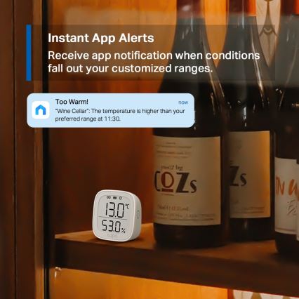 TP-Link - Έξυπνος αισθητήρας μέτρησης θερμοκρασίας και υγρασίας 2xAAA