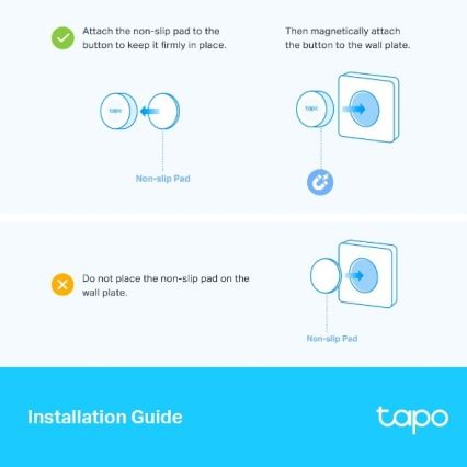 TP-Link - Έξυπνος ρυθμιστής αφής φωτεινότητας 1xCR2032 Wi-Fi