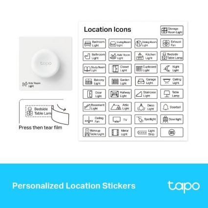 TP-Link - Έξυπνος ρυθμιστής αφής φωτεινότητας 1xCR2032 Wi-Fi