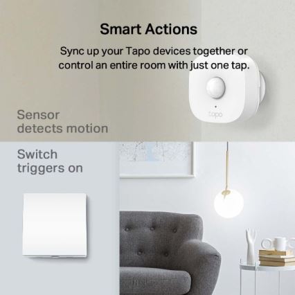 TP-Link - Έξυπνος διακόπτης φωτισμού 2xAAA Wi‑Fi