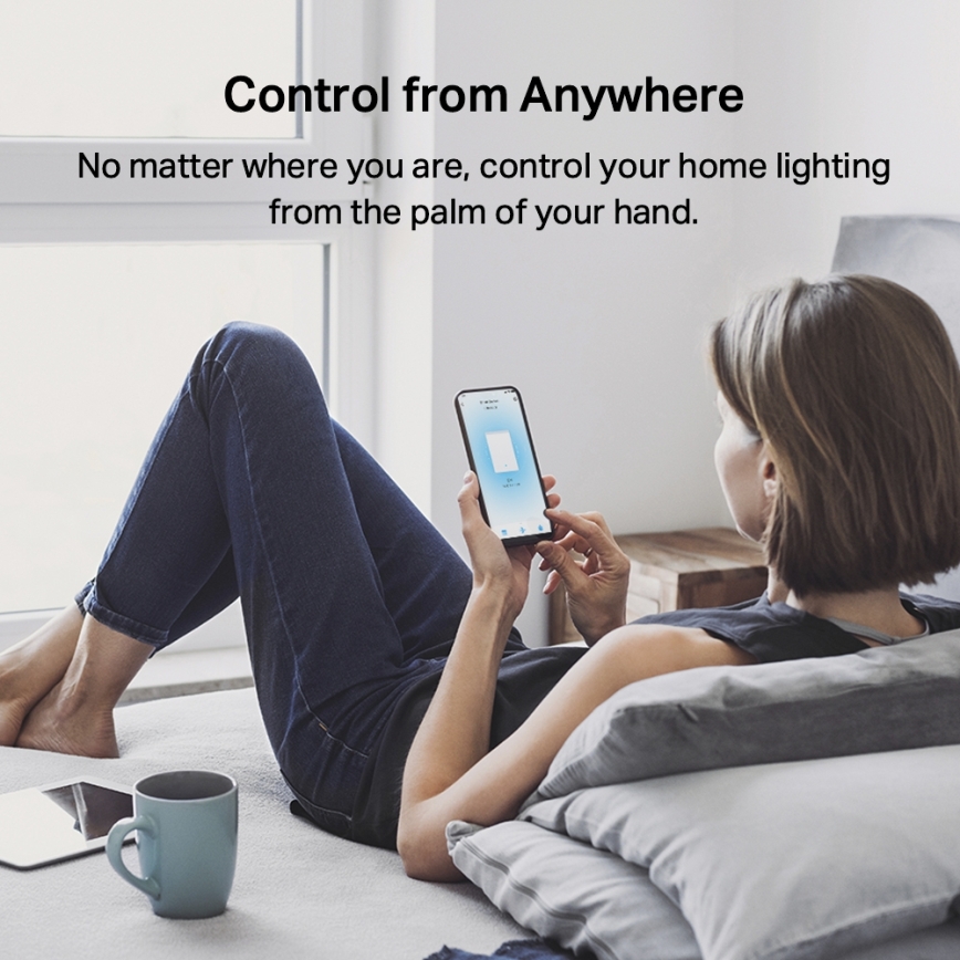 TP-Link - Έξυπνος διπλός διακόπτης φωτισμού 2xAAA Wi-Fi