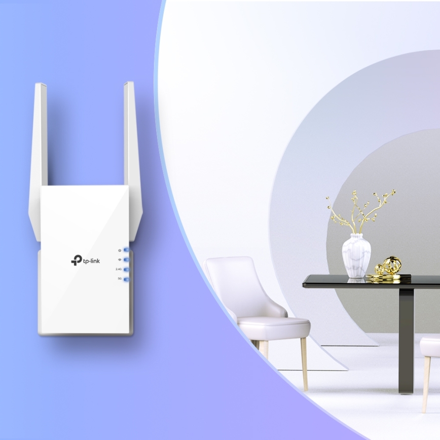 TP-Link - Διπλής ζώνης Wi‑Fi 6 Επαναλήπτης RE505X