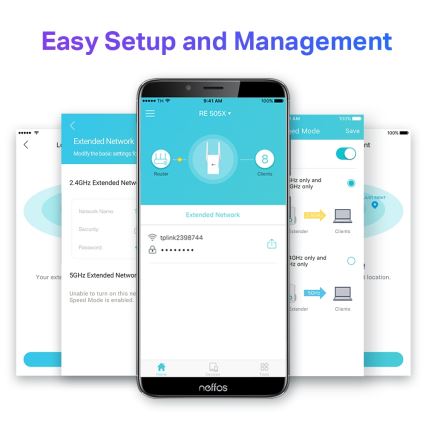 TP-Link - Διπλής ζώνης Wi‑Fi 6 Επαναλήπτης RE505X