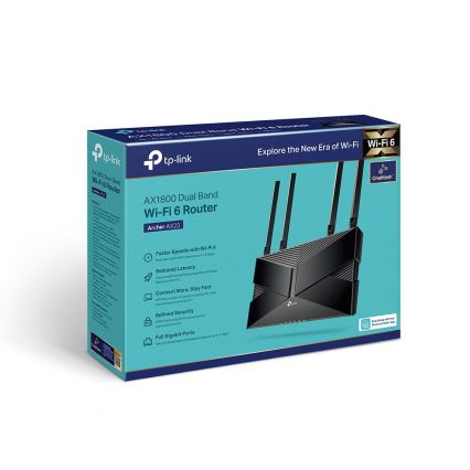 TP-Link - Διπλής ζώνης Wi‑Fi 6 δρομολογητής