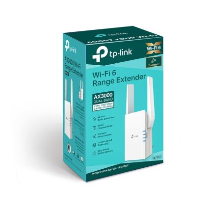 TP-Link - Διπλής ζώνης επαναλήπτης Wi‑Fi 6 RE705X