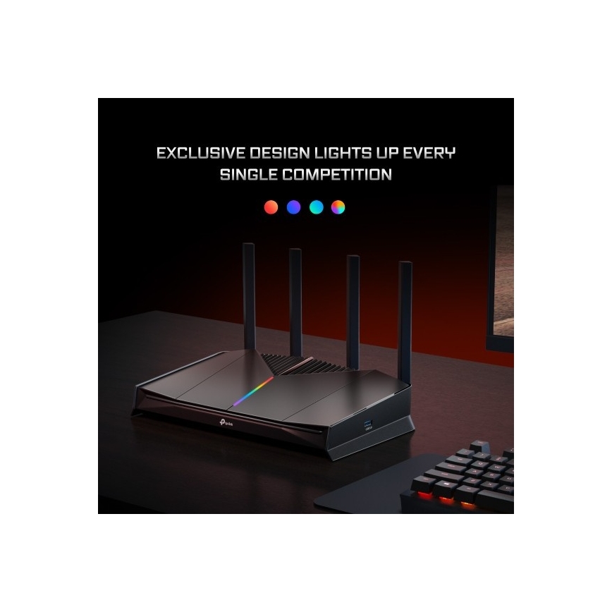 TP-Link - Δρομολογητής Wi-Fi 7 διπλής ζώνης για gaming Archer GE230