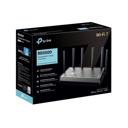 TP-Link - Δρομολογητής Wi‑Fi 7 διπλής ζώνης Archer BE400