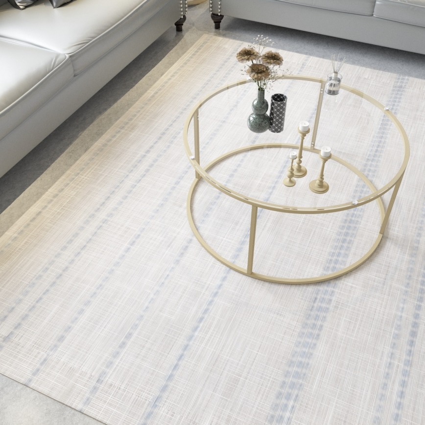 Τραπεζάκι σαλονιού BERLIN 80x45 εκ. χρυσό/διάφανο