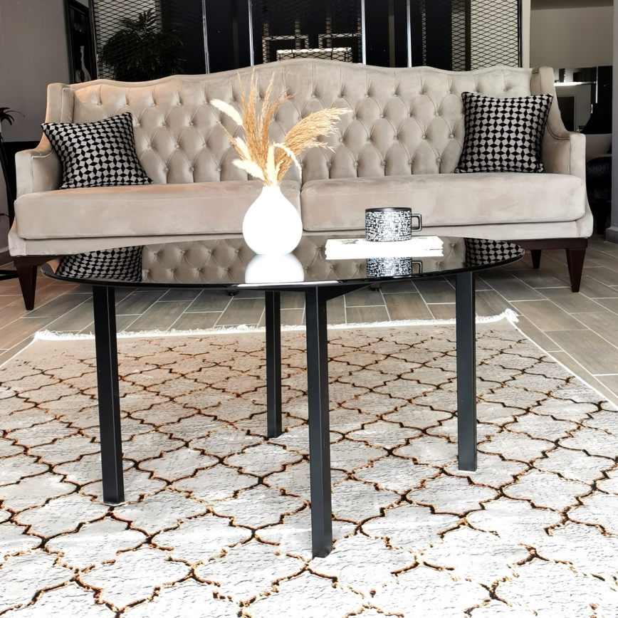 Τραπεζάκι σαλονιού BALANCE 42x75 cm μαύρο