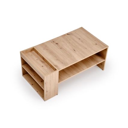 Τραπεζάκι σαλονιού BELA 100x42 cm, απόχρωση βελανιδιάς Artisan