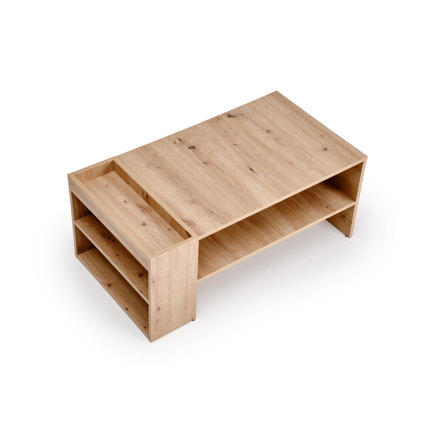 Τραπεζάκι σαλονιού BELA 100x42 cm, απόχρωση βελανιδιάς Artisan