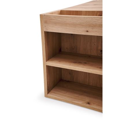 Τραπεζάκι σαλονιού BELA 100x42 cm, απόχρωση βελανιδιάς Artisan