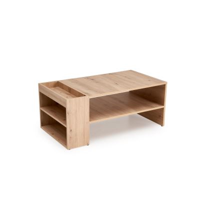 Τραπεζάκι σαλονιού BELA 100x42 cm, απόχρωση βελανιδιάς Artisan