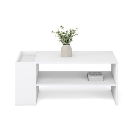 Τραπεζάκι σαλονιού BELA 100x42 cm λευκό