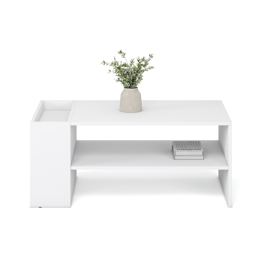Τραπεζάκι σαλονιού BELA 100x42 cm λευκό