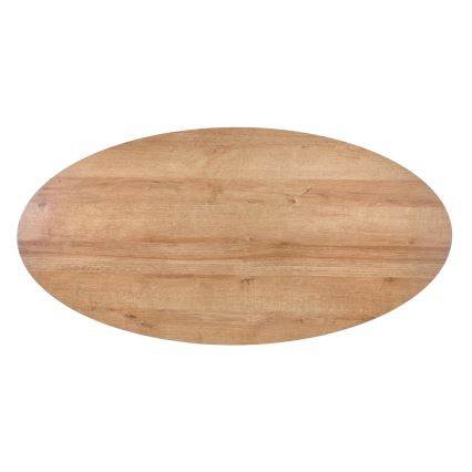 Τραπεζάκι σαλονιού με συρτάρι CAROLINA 41 x 120 εκ., χρυσό δρυς/μαύρο