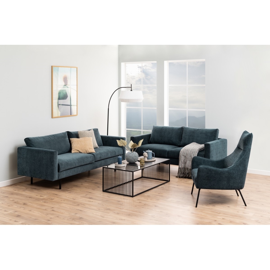 Τραπεζάκι σαλονιού DEVIN μαύρο