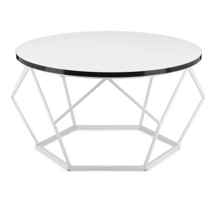 Τραπεζάκι σαλονιού DIAMOND 40x70 cm μαύρο/λευκό