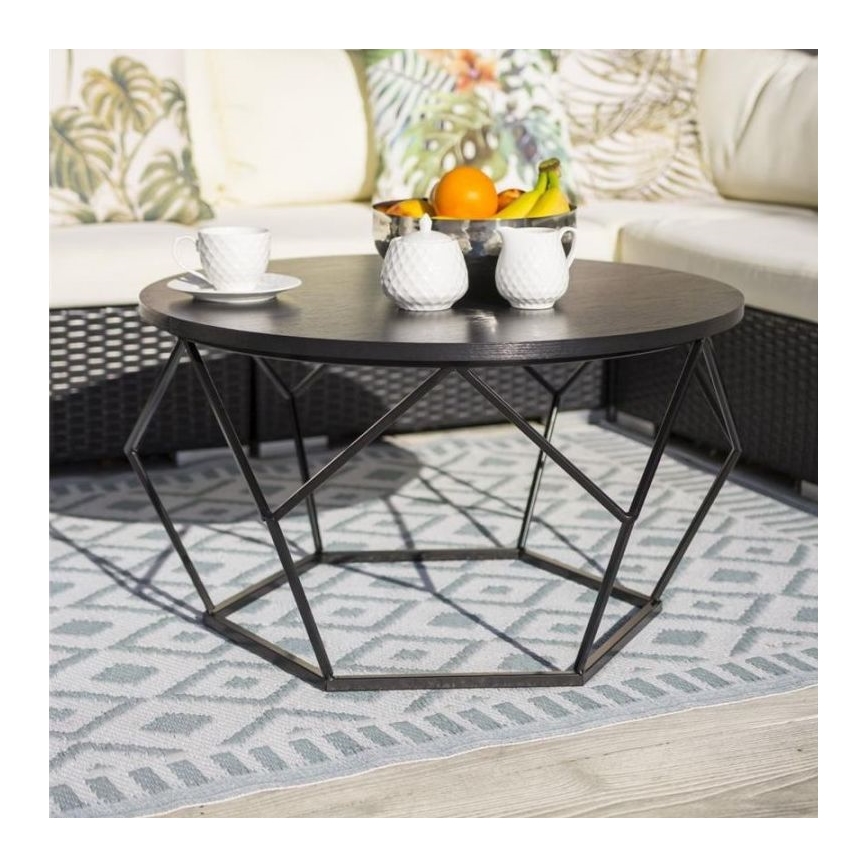 Τραπεζάκι σαλονιού DIAMOND 40x70 cm μαύρο