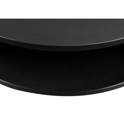 Τραπεζάκι σαλονιού FIKOLI 40x75 cm μαύρο/χρυσό δρυς