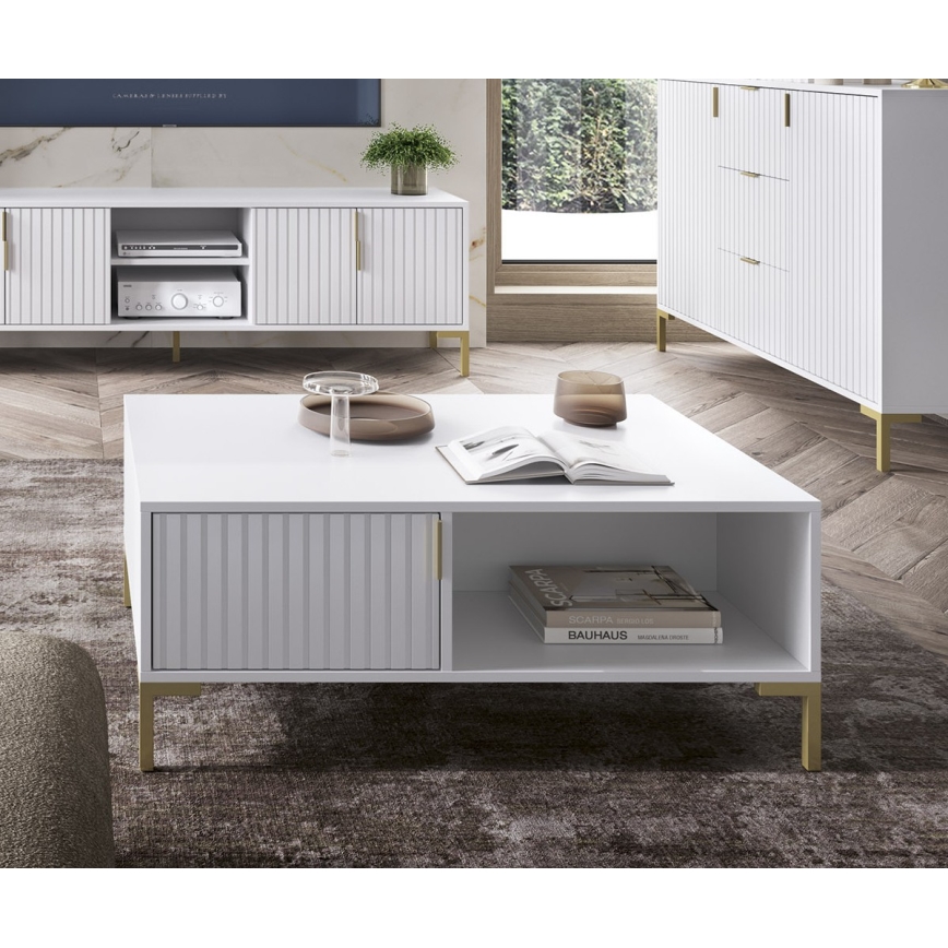 Τραπεζάκι σαλονιού FLOP λευκό