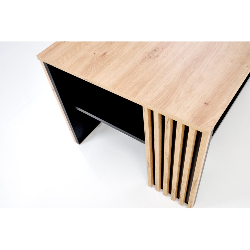 Τραπεζάκι σαλονιού FORMA 110x65 cm καφέ/μαύρο