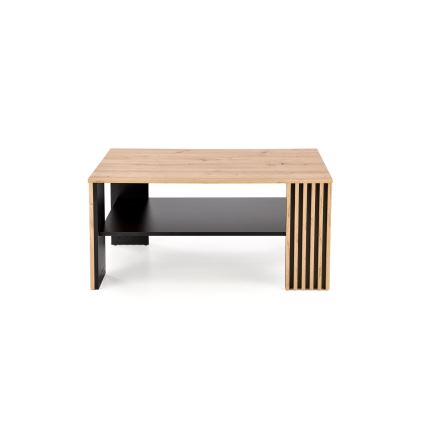 Τραπεζάκι σαλονιού FORMA 110x65 cm καφέ/μαύρο